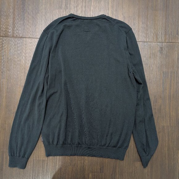 Hugo Boss | Men's XL Dark Green V-Neck Sweater - Picture 4 of 6